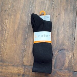 Zelos Men's Black Socks